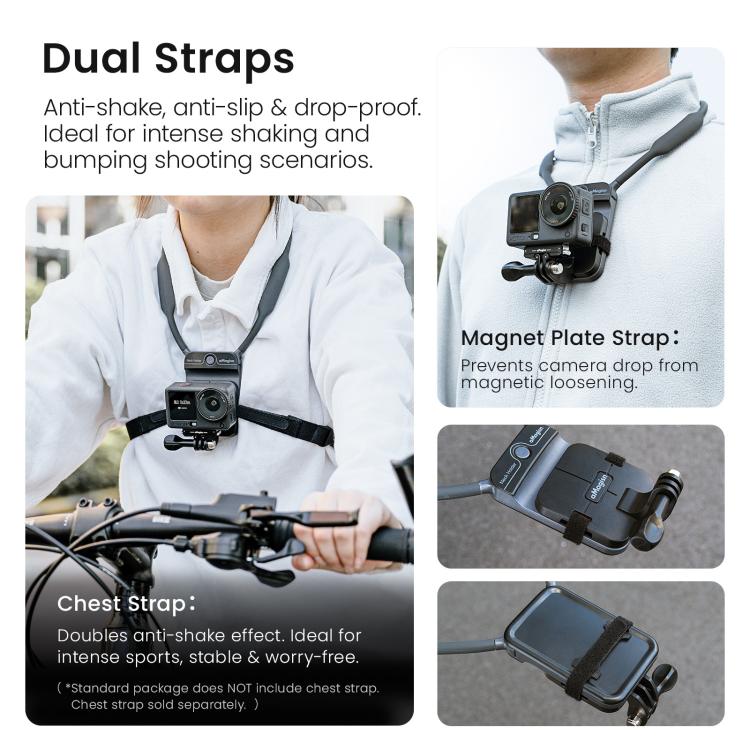 Supporto magnetico da collo per vlogging compatibile GoPro