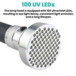 Rilevatore di banconote a LED in lega di alluminio con torcia UV