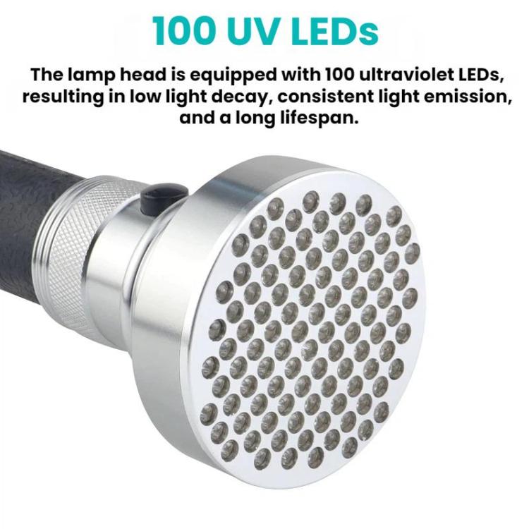 Rilevatore di banconote a LED in lega di alluminio con torcia UV