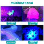 Rilevatore di banconote a LED in lega di alluminio con torcia UV