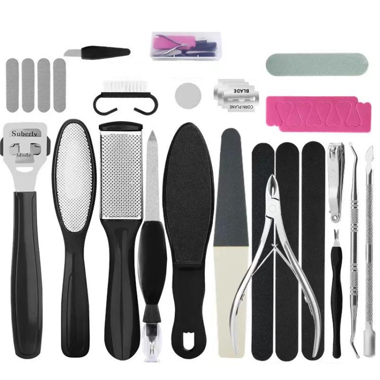 Kit pedicure 17-27 in 1 per rimozione calli e pelle morta