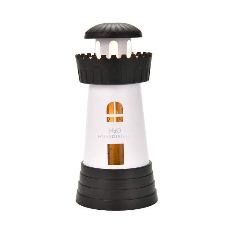 Umidificatore mini compatto a forma di faro 290 ml