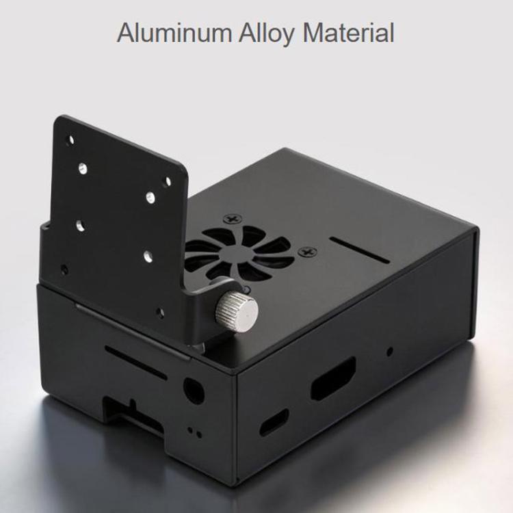 Custodia di raffreddamento in lega di alluminio per VisionFive2 Lite con ventola e supporto per fotocamera., Waveshare 33490