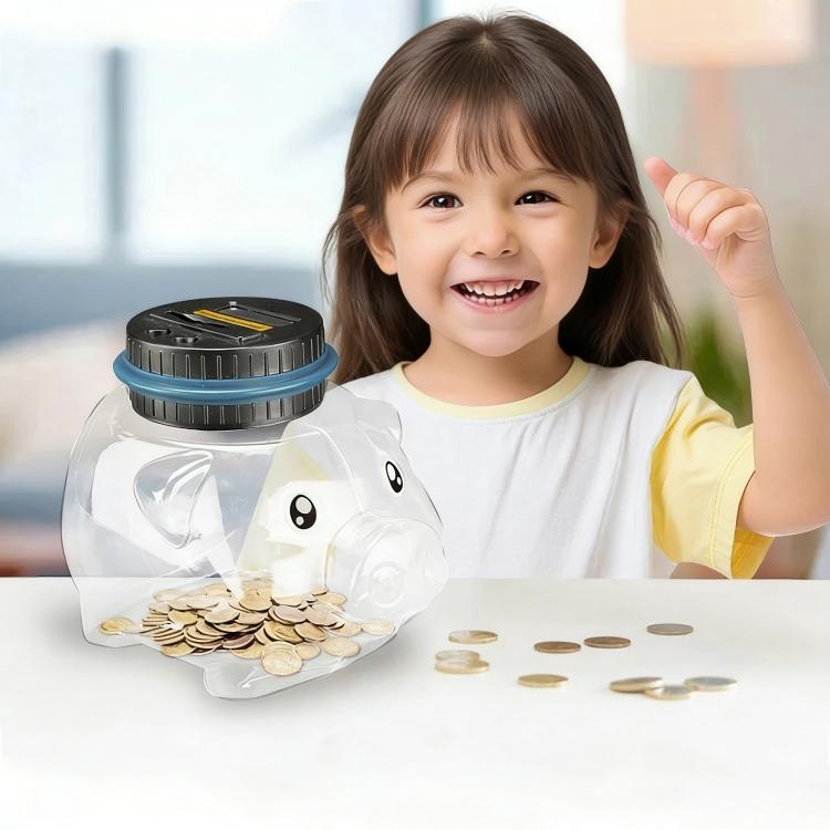 Salvadanaio elettronico contamonete 1,6 litri ABS