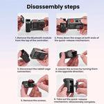 Impugnatura Bluetooth con sgancio rapido per DJI Osmo Action 5 Pr
