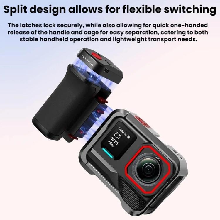 Impugnatura Bluetooth con sgancio rapido per DJI Osmo Action 5 Pr
