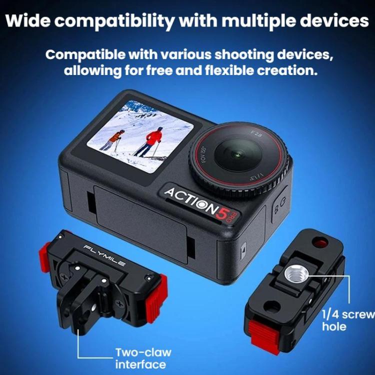 Adattatore magnetico Flymile per DJI Osmo 360 e Action Pro
