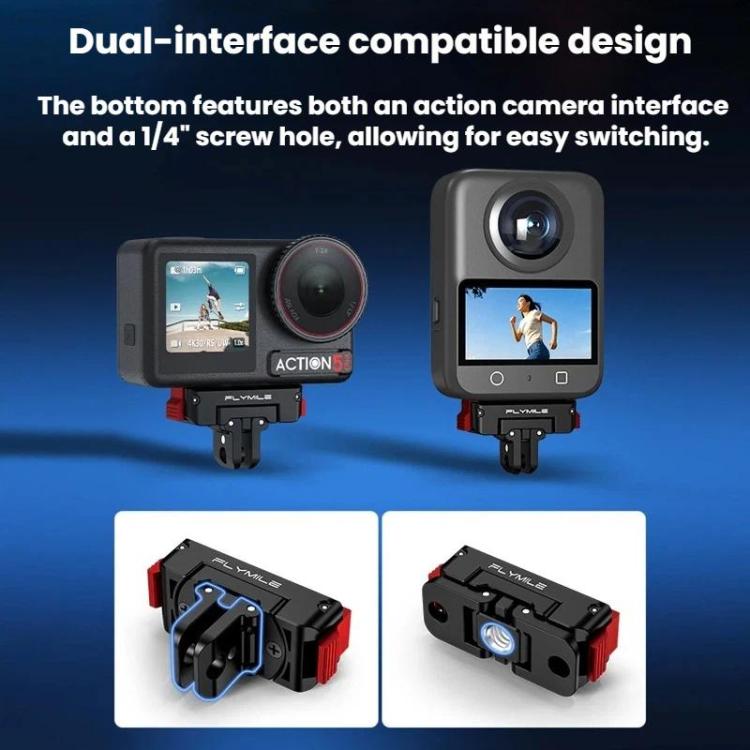 Adattatore magnetico Flymile per DJI Osmo 360 e Action Pro