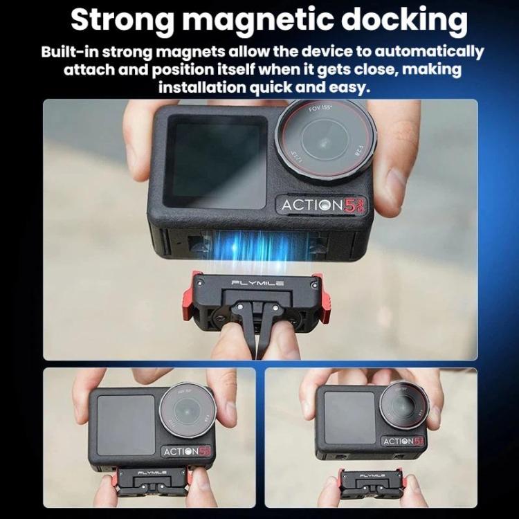 Adattatore magnetico Flymile per DJI Osmo 360 e Action Pro