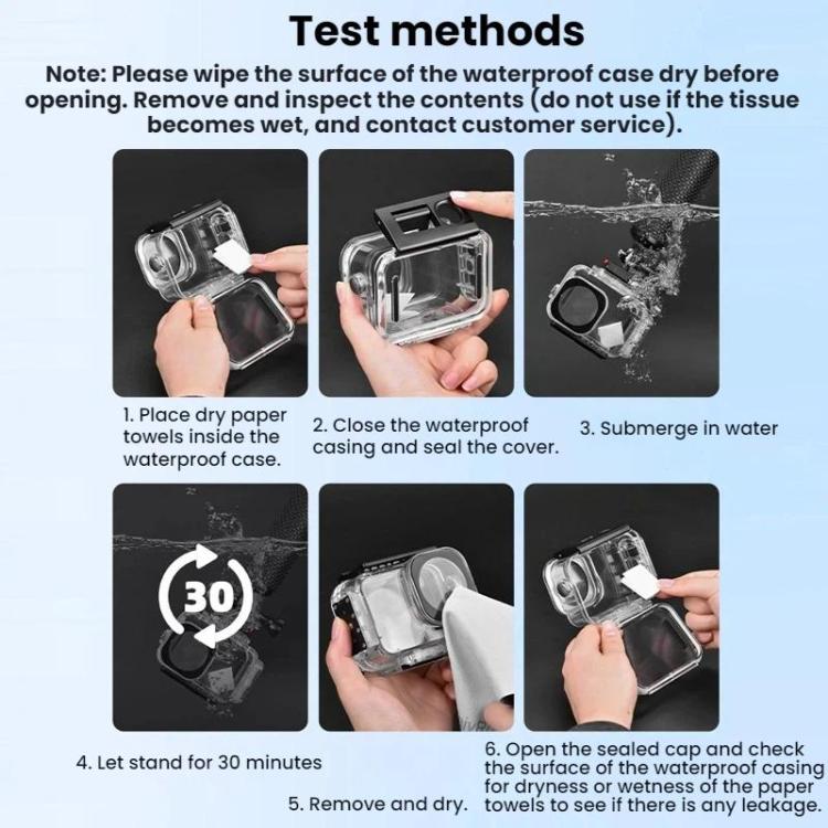 Custodia impermeabile magnetica per DJI Osmo Action 6
