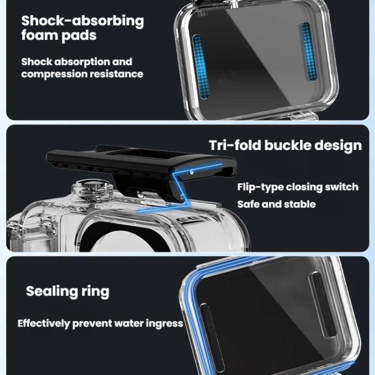 Custodia impermeabile magnetica per DJI Osmo Action 6