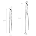 Pinze barbecue in acciaio inox 24 cm resistenti al calore