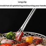 Pinze barbecue in acciaio inox 24 cm resistenti al calore