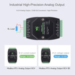 Modulo di uscita analogica industriale Waveshare a 8 canali con conversione DA a 12 bit, Modbus RTU Analog Output 8CH, Modbus RTU Analog Output 8CH (B)