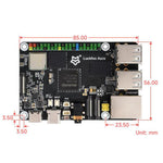 Scheda di sviluppo Linux ad alte prestazioni Luckfox Aura con processore Rockchip RV1126B Quad-Core da 1,6 GHz, RAM 2GB eMMC Flash 64GB, RAM 4GB No eMMC, RAM 4GB eMMC Flash 64GB