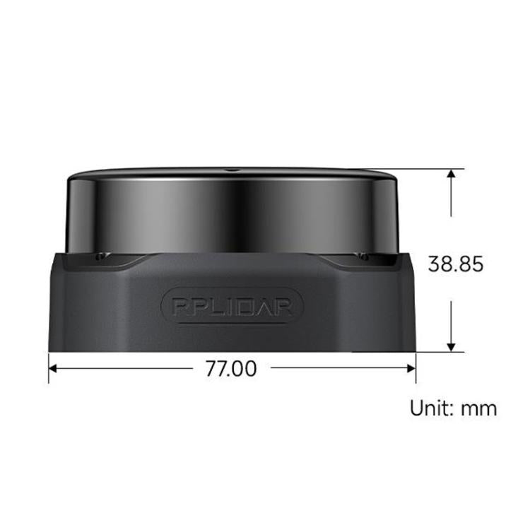 WAVESHARE RPLIDAR Lidar DTOF compatto ad alte prestazioni, supporta le modalità di comunicazione tramite porta UART / porta Ethernet., S2, S2L, S2E, S2P