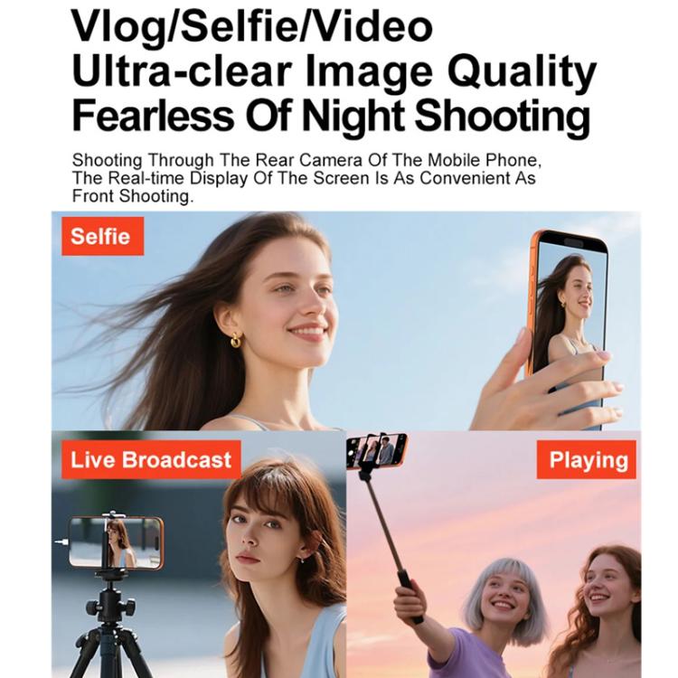 Specchietto per selfie con filo e montaggio magnetico