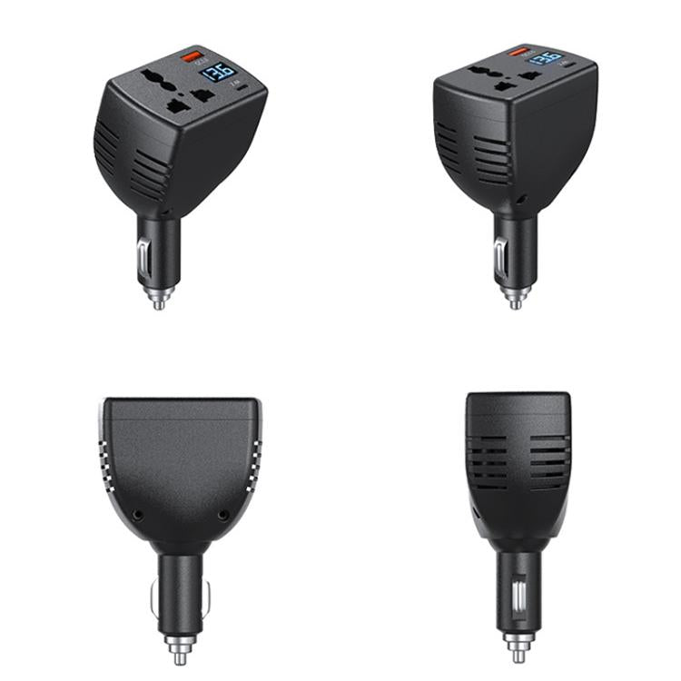 Inverter auto 150W con doppia porta USB e Type-C