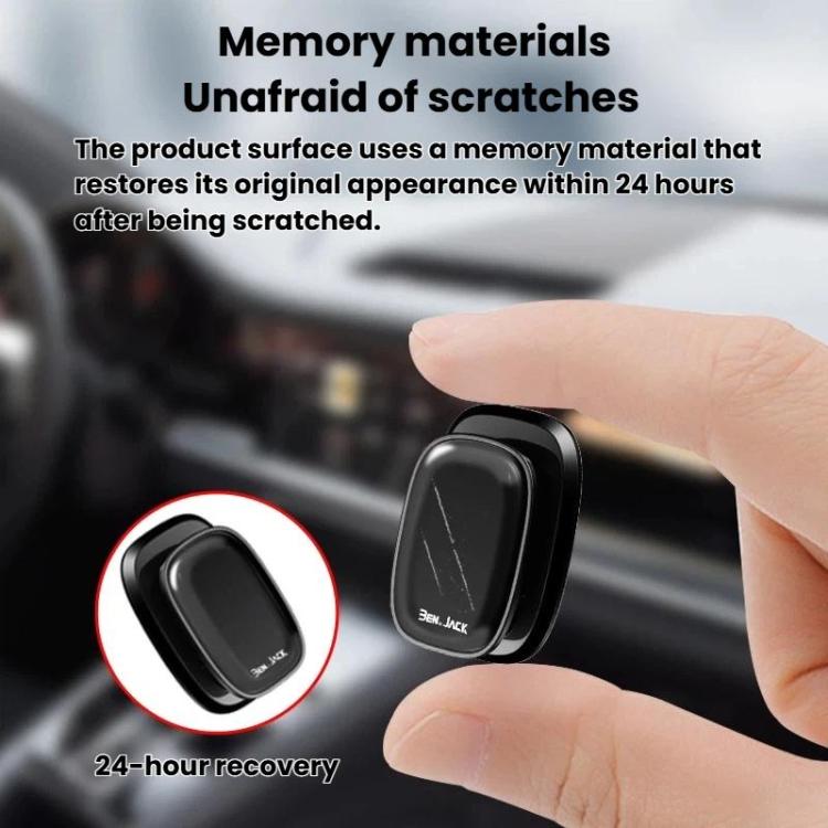 Set 4 mini ganci autoadesivi multifunzionali in ABS