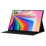 Pannello touchscreen IPS portatile WAVESHARE da 16 pollici con risoluzione 4K e custodia protettiva magnetica., 3840x2400