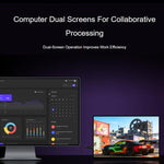 Pannello touchscreen IPS portatile WAVESHARE da 16 pollici con risoluzione 4K e custodia protettiva magnetica., 3840x2400