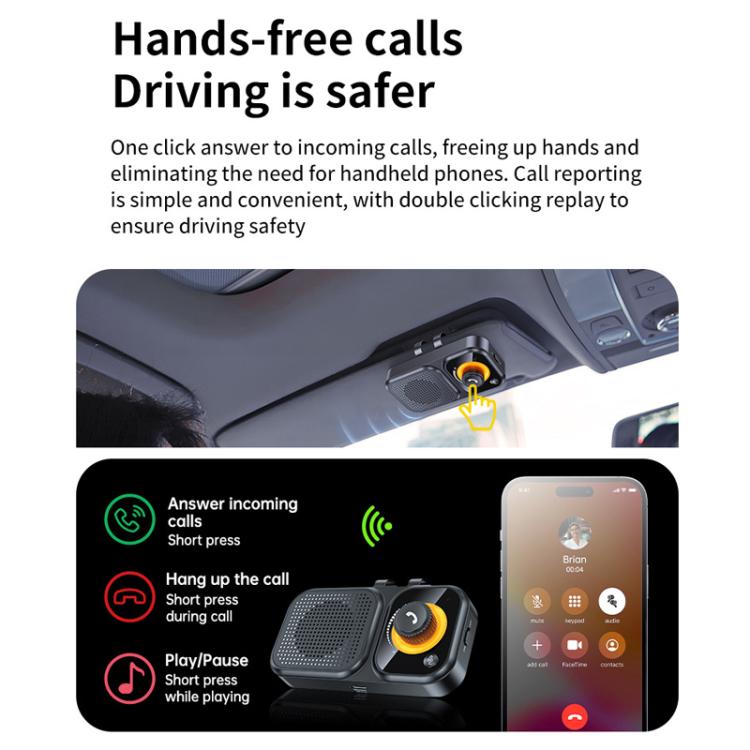 Altoparlante Bluetooth auto con vivavoce e navigazione
