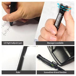 Penna multifunzione 12 in 1 con luce LED e apribottiglie