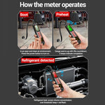 ANENG Rilevatore di perdite alogeni per auto refrigerante per condizionatore d'aria, Battery, Rechargeable