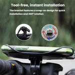 Supporto bici in silicone girevole 360° per smartphone