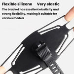 Supporto bici in silicone girevole 360° per smartphone