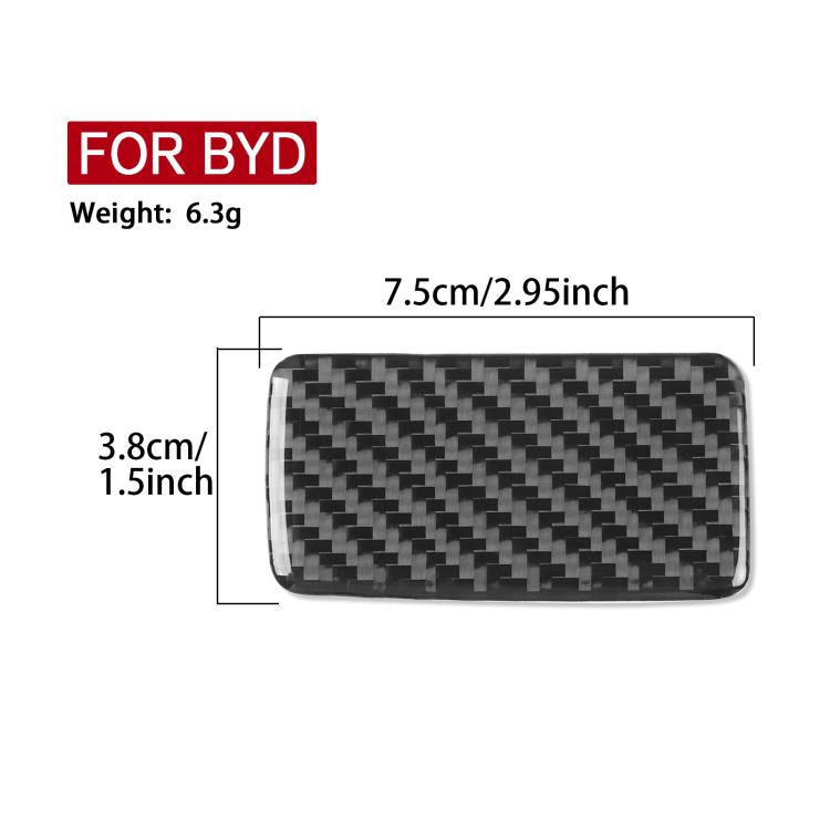 Adesivo decorativo vano portaoggetti sedile BYD Seal 2022-2025