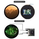 Waveshare Display touch capacitivo rotondo da 7 pollici con HDMI, LCD 1080x1080, multi-touch a 10 punti per Raspberry Pi e Arduino (fai da te), 7inch 1080x1080 LCD