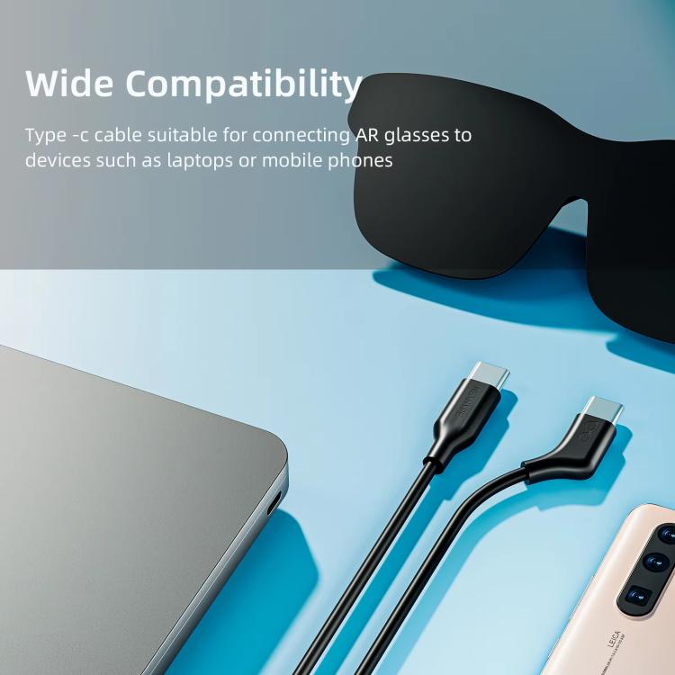 Cavo dati coassiale USB-C/Type-C NEXHYPE per occhiali AR/VR, per trasferimento dati e alimentazione., 1m, 2m