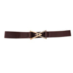 Cintura elastica con fibbia triangolare 3 cm