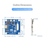 Modulo radar di rilevamento del micromovimento a onde millimetriche da 60 GHz WAVESHARE, Without Base, With Base