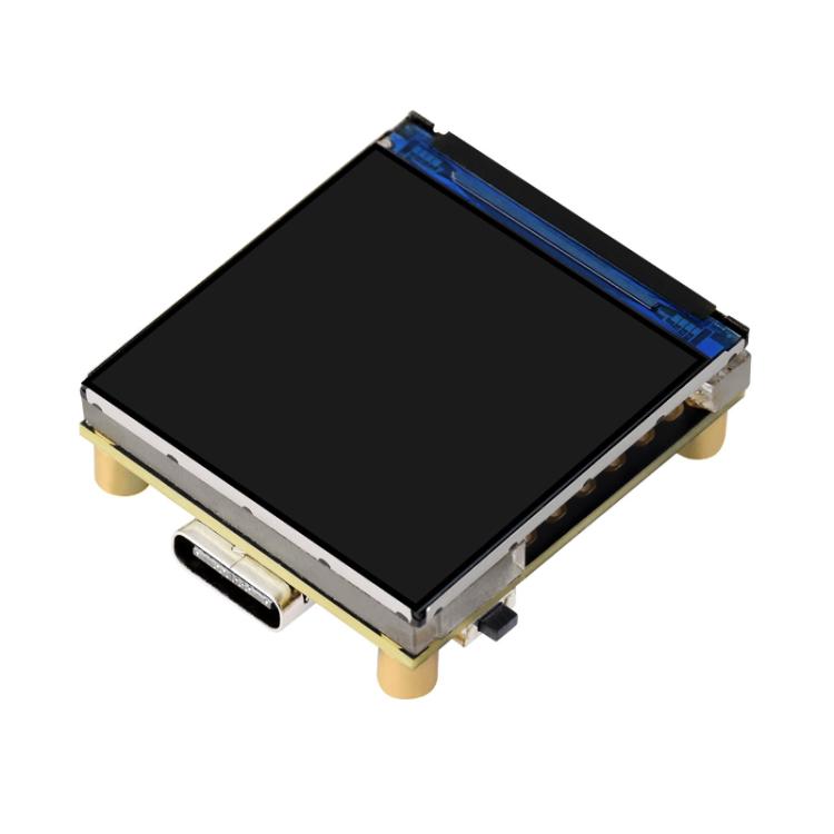 Scheda di sviluppo WAVESHARE ESP32-C6 per display LCD da 1,3 pollici, Without Pin Header, With Soldered Pin Header
