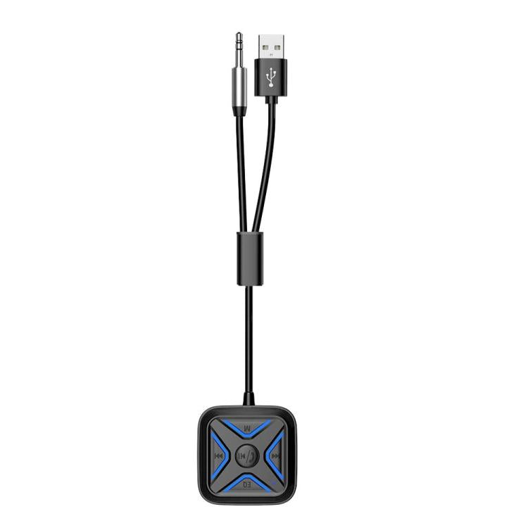 Adattatore audio Bluetooth 5.3 wireless per auto AUX