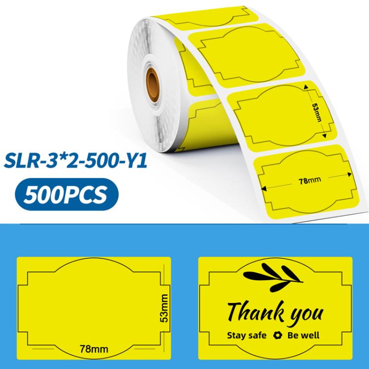 Etichette adesive per spedizioni Phomemo, 3 x 2 pollici, per stampanti PM241-BT/PM246S/D520-BT, White-1240Sheets, Y1-Yellow-500Sheets, Y2-Yellow-500Sheets, Z2-Brown-500Sheets (, PY1-Pink-500Sheets, PY2-Pink-500Sheets
