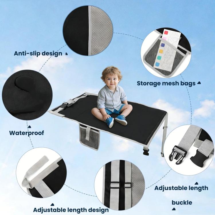 Cuscino estensione seggiolino auto bambini 76x44,5 cm