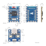 Mini scheda di sviluppo con processore dual-core e frequenza di funzionamento di 240 MHz., Waveshare ESP32-S3-Tiny, Waveshare ESP32-S3-Tiny-N8R8, Waveshare ESP32-S3-Tiny-Kit, Waveshare  ESP32-S3-Tiny-N8R8-Kit
