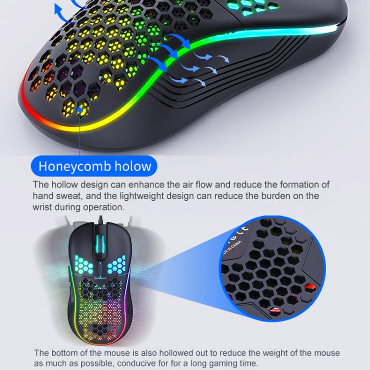 Set tastiera e mouse meccanico cablato con illuminazione RGB
