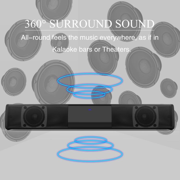 Altoparlante surround Bluetooth con doppio subwoofer 5W
