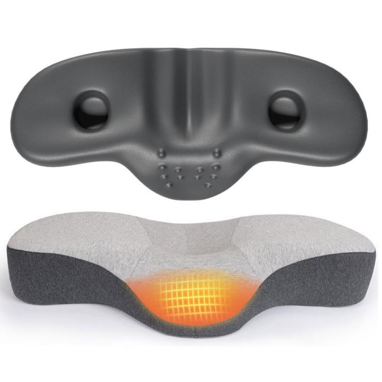 Cuscino cervicale ergonomico in memory foam a forma di rana
