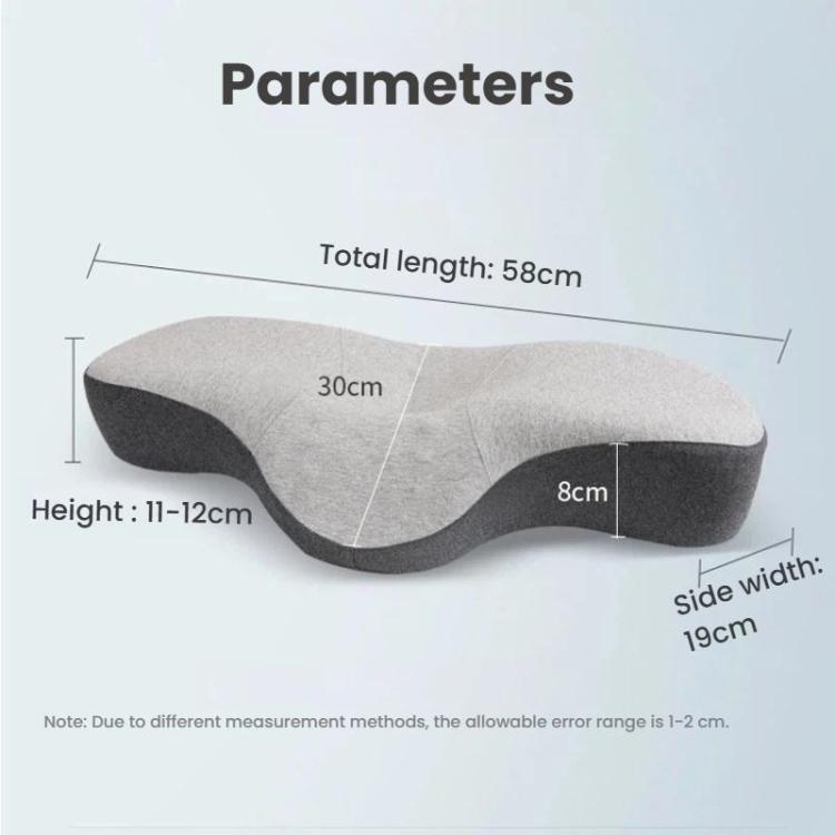 Cuscino cervicale ergonomico in memory foam a forma di rana