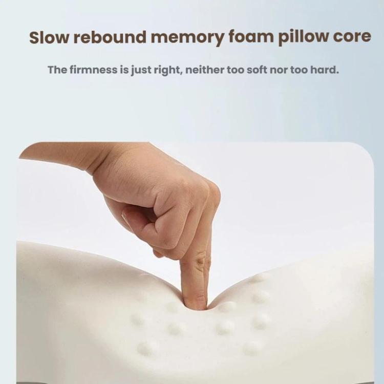 Cuscino cervicale ergonomico in memory foam a forma di rana