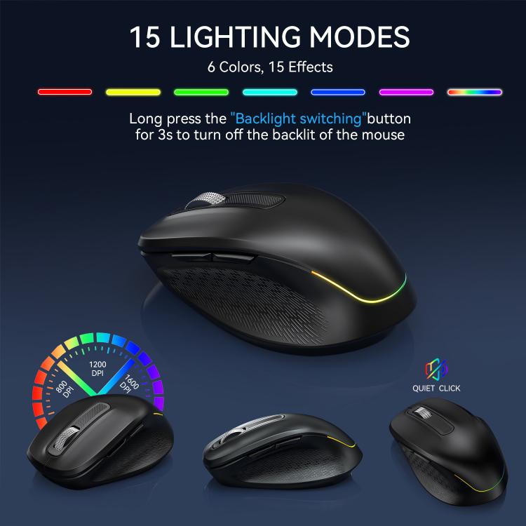 Set tastiera e mouse wireless con slot per smartphone