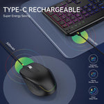 Set tastiera e mouse wireless con slot per smartphone