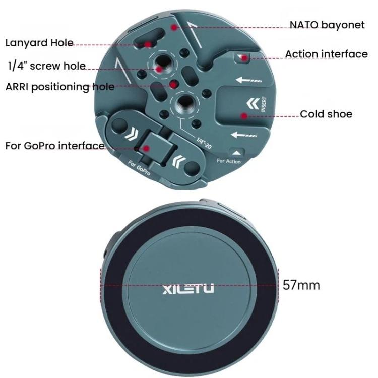 Supporto magnetico multifunzione per smartphone XILETU