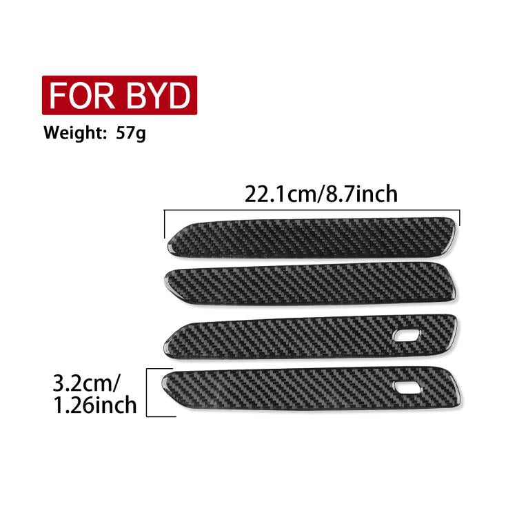 Adesivi decorativi maniglie BYD Seal 2022-2025 4 pezzi