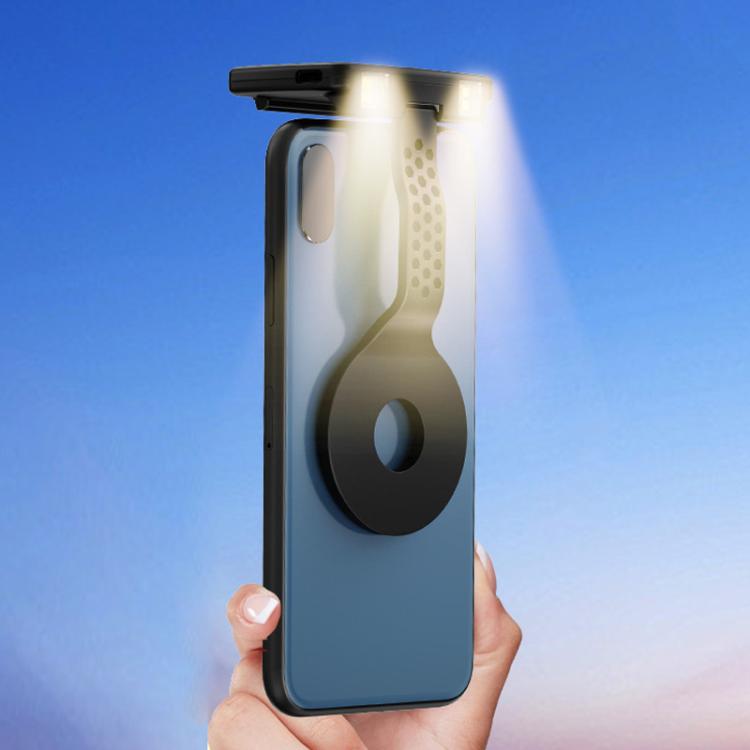 Lampada portatile magnetica per cellulare con luce calda